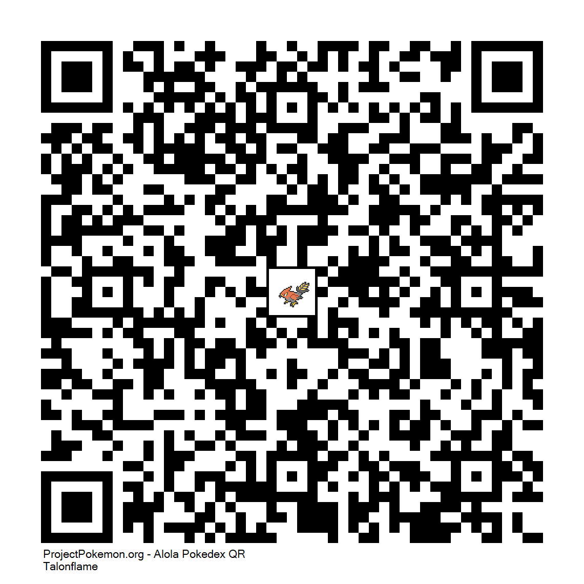Cdigo QR de Talonflame